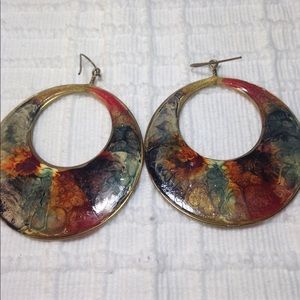 Vintage hoop earrings